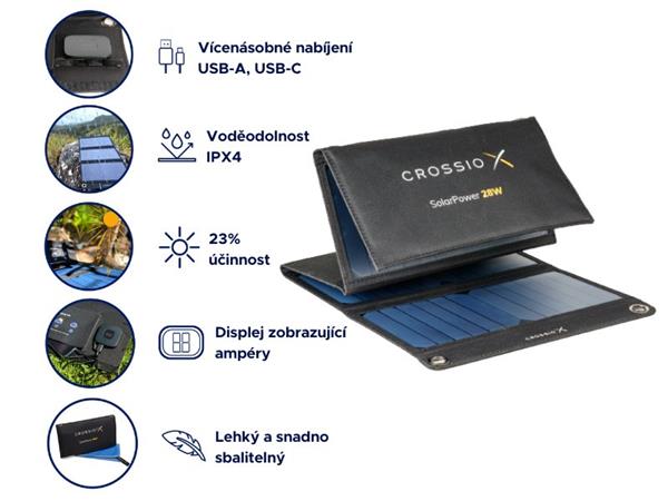 OEM CROSSIO SolarPower 28W 3.0 