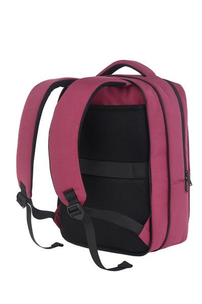 Canyon BPE-5, batoh pre 15,6´´ notebook, 22l, vodeodolný, 7 vreciek, USB-A nabíjací port, červená 