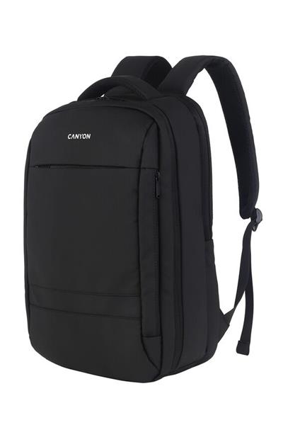 Canyon BPL-5, batoh pre 15,6´´ notebook, 22l, vodeodolný, 10 vreciek, čierny 