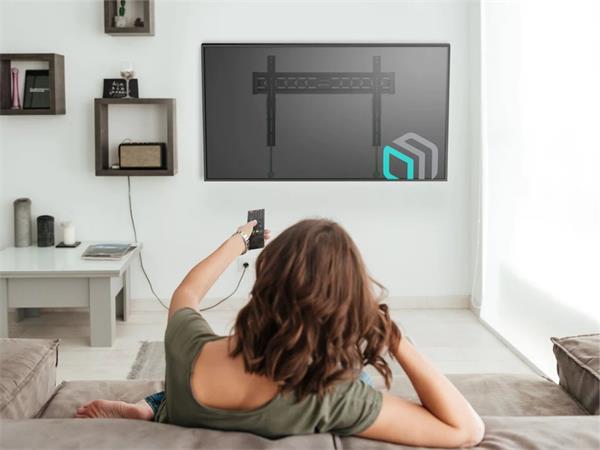 ONKRON TV náklopný držiak na stenu, 43" až 85", max 69 kg, čierny 