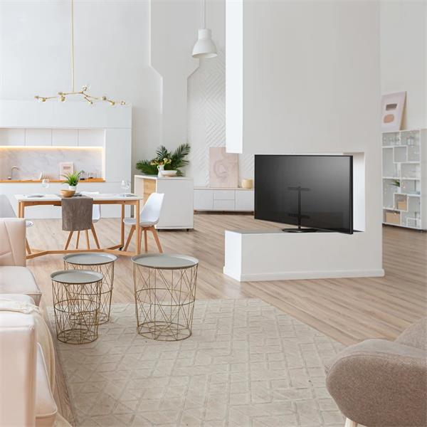 ONKRON Univerzálny otočný stolný stojan na TV pre 32"-65" TV, max 35 kg, čierny 