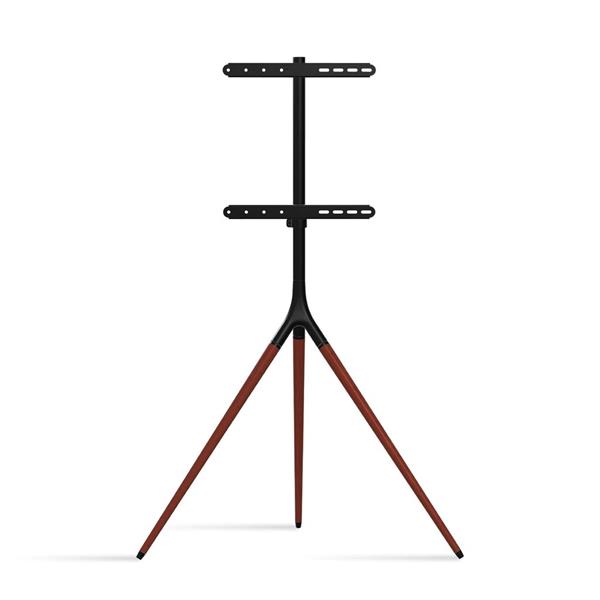ONKRON TV dizajnový tripódový stojan pre 32" - 65" do 35 kg, čierny 