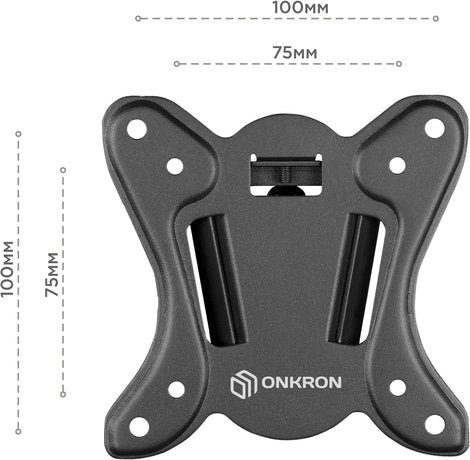 ONKRON TV výsuvný a otočný držiak na stenu, 10" až 35", max 20 kg, čierny 