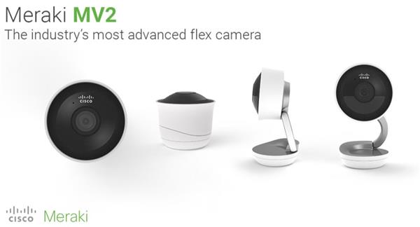 Meraki MV2 Indoor Flex Camera (Power Adapter not included) 
