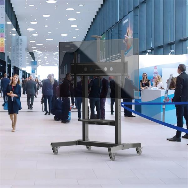 ONKRON TV mobilný stojan pre 50"-100", VESA 1000x600 max, 90kg,  čierny 
