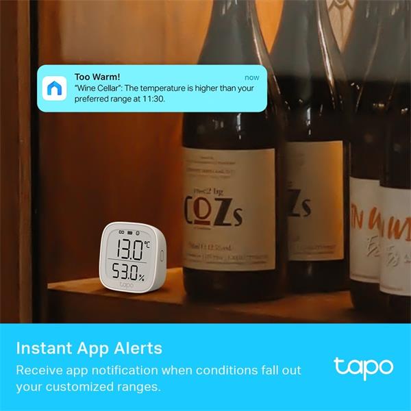 TP-Link Tapo T315 chytrý monitor teploty a vlhkosti s 2,7" LCD displejem 