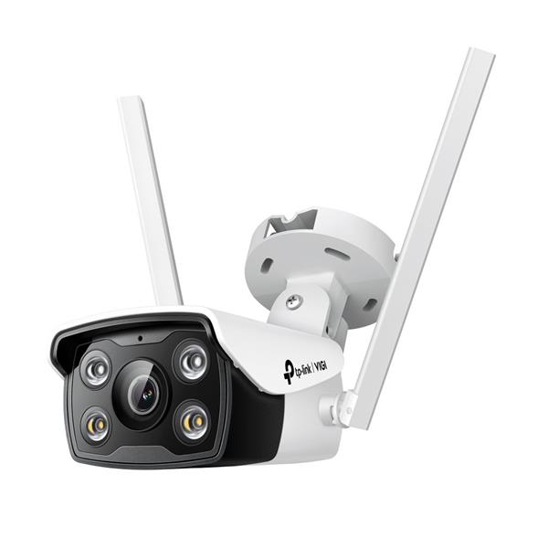 TP-LINK "4MP Outdoor Full-Color Wi-Fi Bullet Network CameraSPEC:2.4G 150Mbps, 2*2 MIMO, H.265+/H.265/H.264+/H.264, 1/3" 