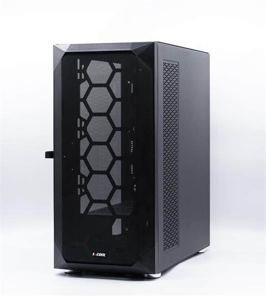 1stCOOL MiddleTower Wind Storm Black, E-ATX, USB3.0, čierna 
