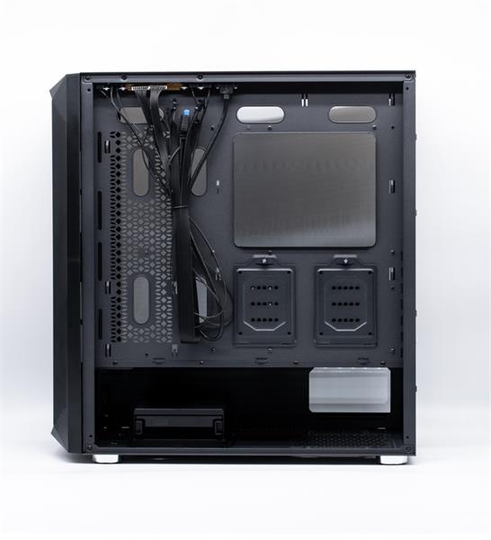 1stCOOL MiddleTower Wind Storm Black, E-ATX, USB3.0, čierna 