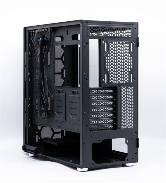 1stCOOL MiddleTower Wind Storm Black, E-ATX, USB3.0, čierna 