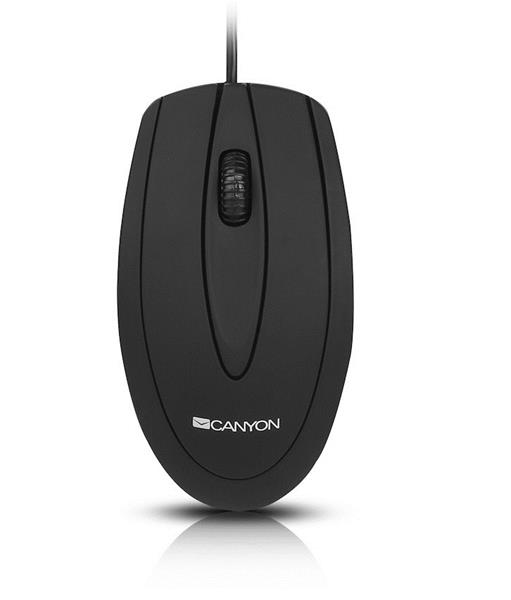 Canyon CM-1, optická myš, USB, 800 dpi, 3 tlač, čierna 
