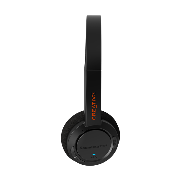 Creative Sound Blaster JAM V2, Bluetooth slúchadlá na uši s mikrofónom, čierne 