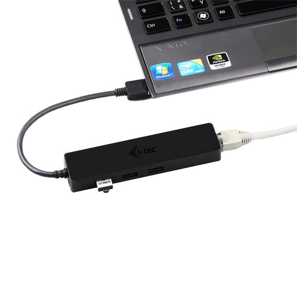 i-tec USB 3.0 SLIM HUB 3 Port With Gigabit Ethernet 