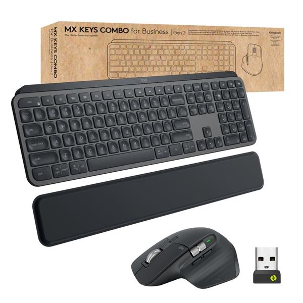 Logitech® MX Keys Combo for Business | Gen 2 - GRAPHITE - US INT&quot;L - INTNL 
