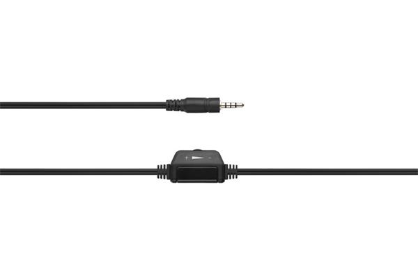 Canyon HSC-1, PC Headset, slúchadla s mikrofónom, 1 x 3.5mm jack komb., ovládanie na kábli, 2 m, čierne 