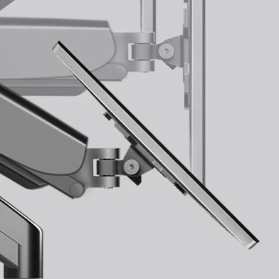 ONKRON stolný Držiak na Monitor, 13 to 32", VESA 75x75-100x100, max 8 kg, Čierny 