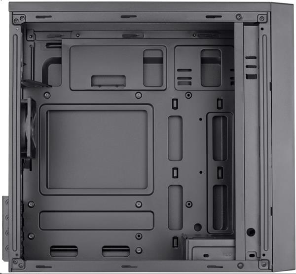 Eurocase MC X108, skrinka mATX, 1xUSB2.0, 1xUSB3.0, 1x fan, čierna 