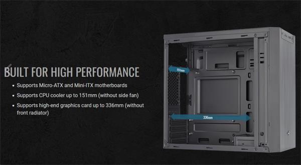 Eurocase MC X108, skrinka mATX, 1xUSB2.0, 1xUSB3.0, 1x fan, čierna 