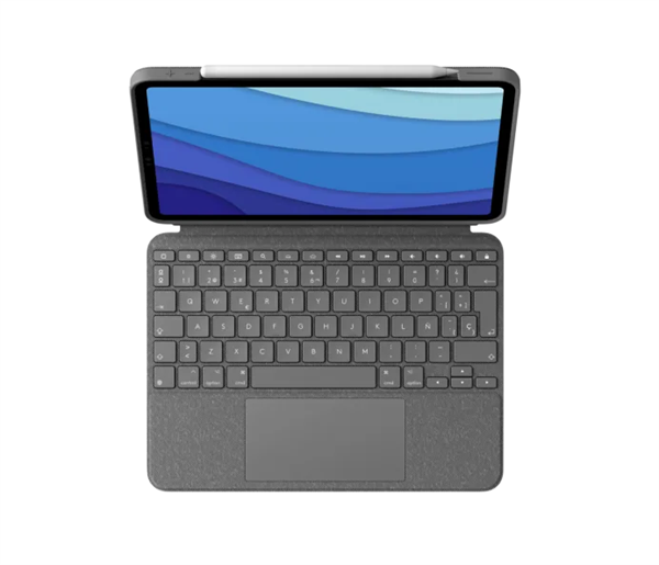 Logitech® Folio Touch for iPad Air (4th - 5th generation)  - OXFORD GREY - UK -  INTNL 