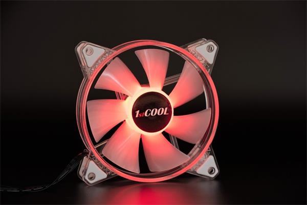 1stCOOL AURA EVO ARGB PWM Crystal 120mm transparentný ventilátor 