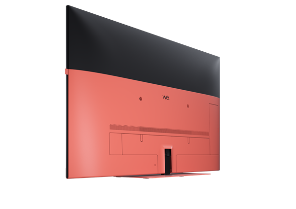 We by Loewe We.SEE 55, Coral Red, Smart TV, 55" LED, 4K Ultra HD, HDR, vstavaný Dolby Atmos soundbar 