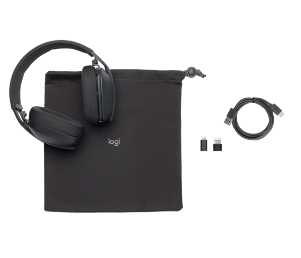 Logitech® Zone Vibe Wireless UC Headset - GRAPHITE 