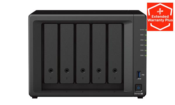 Synology™ DiskStation DS1522+  5x HDD NAS 8GB RAM  