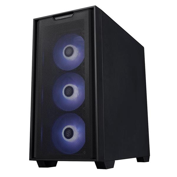 ASUS case A21, transparent glass, Mini Tower, mATX, black 