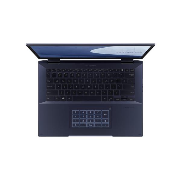 ASUS ExpertBook B7 Flip/ B7402FVA/ i5-1340P/ 14"/ 2560x1600/ T/ 16GB/ 512GB SSD/ UHD/ W11P/ Black/ 3R 