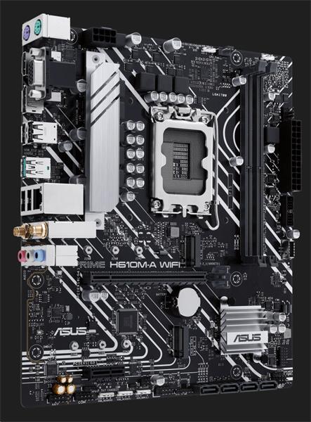 ASUS PRIME H610M-A WIFI soc 1700 H610 DDR5 mATX M.2 HDMI D-Sub DP 