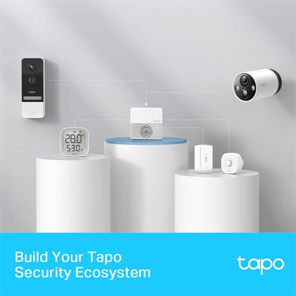 Smart Hub  SPEC: 2.4 GHz, 868 MHz, 1 × Ethernet Port FEATURE: 90dB Adjustable Audio Alarm, 19 Ringtones, Up to 64 Switch 