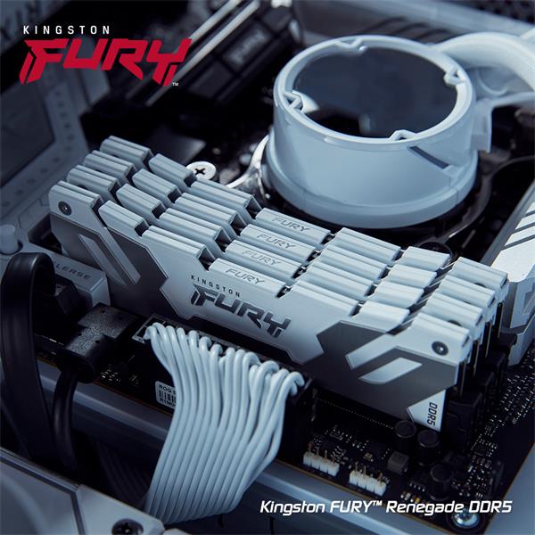 Kingston FURY Renegade/ DDR5/ 96GB/ 6400MHz/ CL32/ 2x48GB/ Black/ Silv 