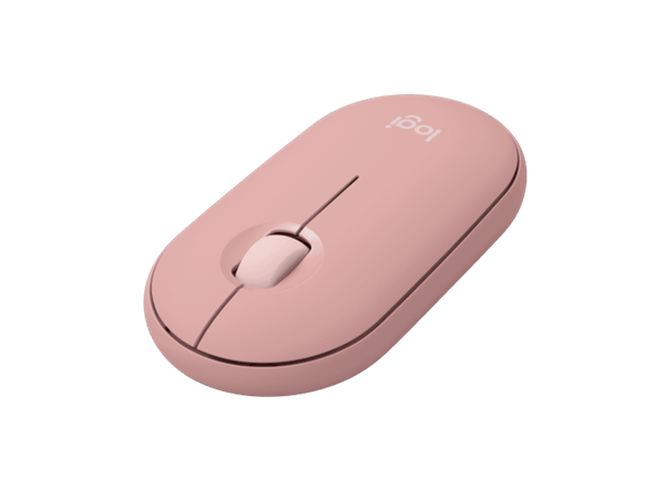 Logitech® M350s Pebble Mouse 2 - TONAL ROSE - BT - DONGLELESS 