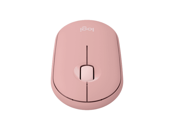 Logitech® M350s Pebble Mouse 2 - TONAL ROSE - BT - DONGLELESS 