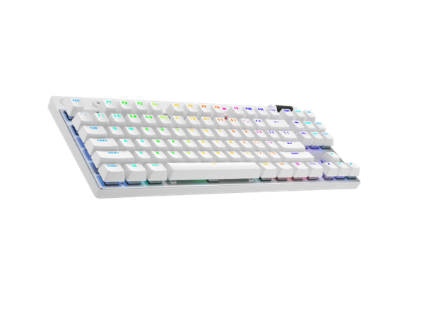 Logitech® G PRO X TKL LIGHTSPEED Gaming Keyboard - WHITE - US INT&quot;L - 2.4GHZ/BT - TACTILE 