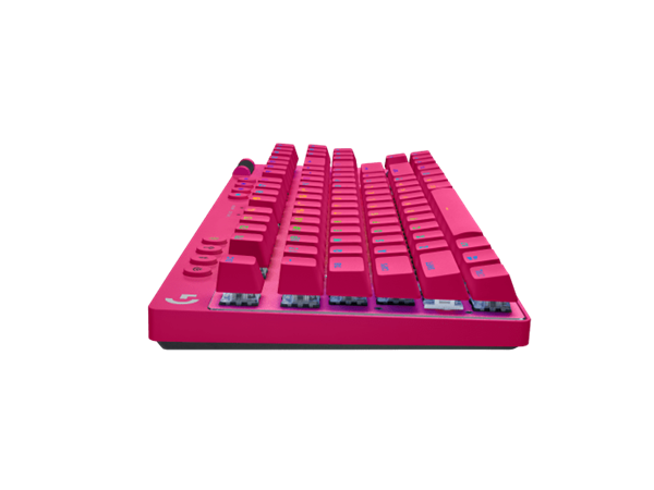 Logitech® G PRO X TKL LIGHTSPEED Gaming Keyboard - MAGENTA - US INT&quot;L - 2.4GHZ/BT - TACTILE 