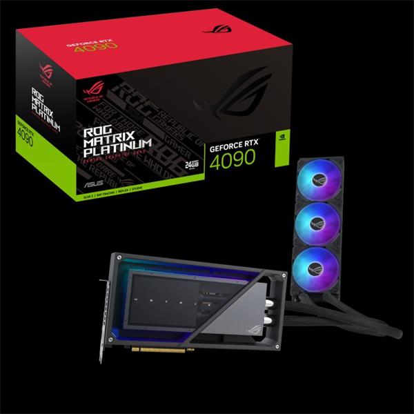 ASUS ROG Matrix Platinum GeForce RTX 4090 24GB/384-bit GDDR6X 2xHDMI 3xDP 