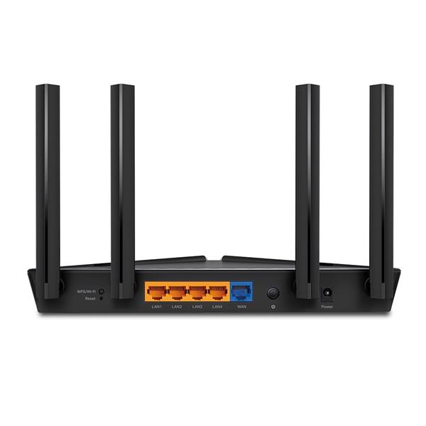 TP-LINK "AX1800 Dual-Band Wi-Fi 6 RouterSPEED: 574 Mbps at 2.4 GHz + 1201 Mbps at 5 GHzSPEC: 4× Antennas, Dual-Core CP 