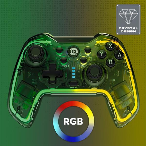 Canyon GPW-02, Brighter bezdrôtový gamepad 5v1 Win PC, Nintendo Switch, iOS 13.0+, Android, PS3 