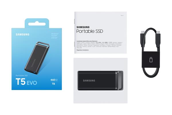 Samsung externý SSD T5 EVO Serie 2TB 2,5", čierny 
