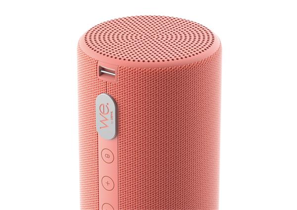 We. HEAR 2 (2. gen) Portable Speaker 60 W, Coral Red 