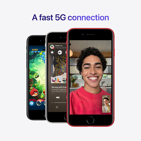 iPhone SE 128 GB hviezdne biely (2022) 
