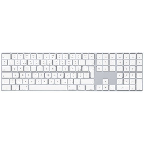 APPLE Magic Keyboard s číselnou klávesnicí - Slovenská - Stříbrná 