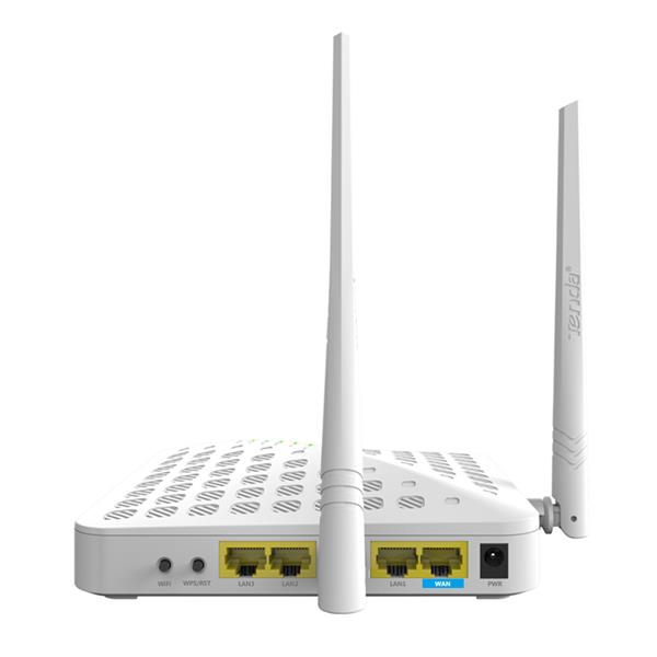 Tenda F1201 Wireless-AC router 1200Mbps (3x LAN, 1x WAN), 2x5dbi fix.ant, UniRepeater 