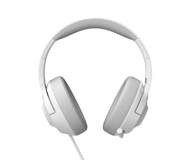 Lorgar Noah 101, herný headset , 3.5mm minijack, skladací dizajn, biely 