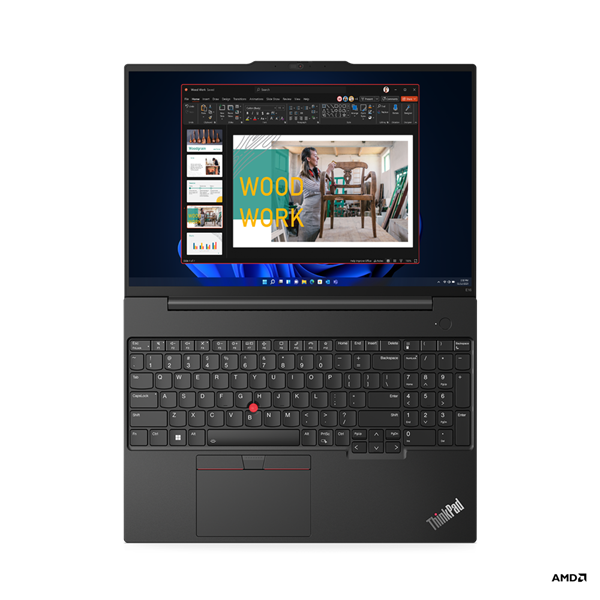 Lenovo TP E16 G1, Ryzen 5 7530U, 16.0˝ 1920 x 1200 WUXGA, UMA, 8GB, SSD 512GB, W11H, matný, 3y OS 