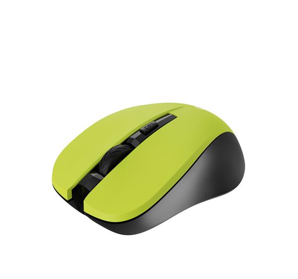 Canyon MW-1, Wireless optická myš USB, 800/1000/1200 dpi, žltá 