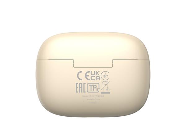Canyon TWS-10, On Go, 10 ANC, True Wireless Bluetooth slúchadlá do uší, nabíjacia stanica v kazete, béžové 