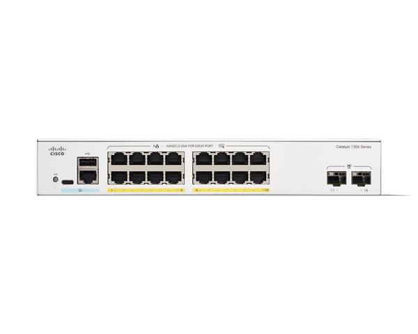 Catalyst 1300 16-port GE, PoE, 2x1G SFP 