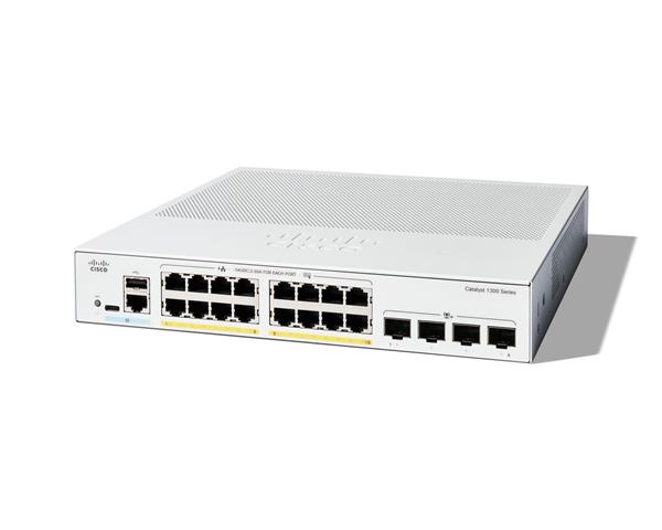 Catalyst 1300 16-port GE, PoE, 4x10G SFP+ 